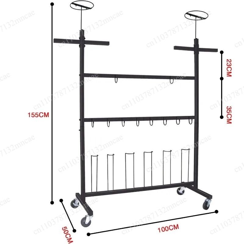 Sports Equipment Drying Rack - Metal Drying Storage Rack Display Stand