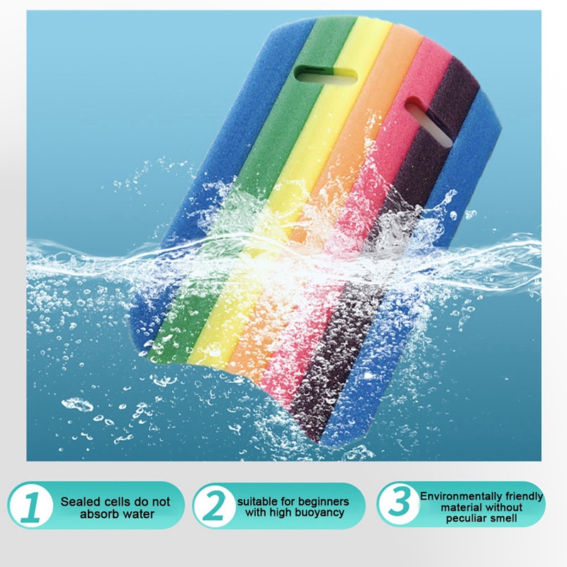 Swimming Kickboard - Kids Adults Rainbow Swimming Kickboard Foam