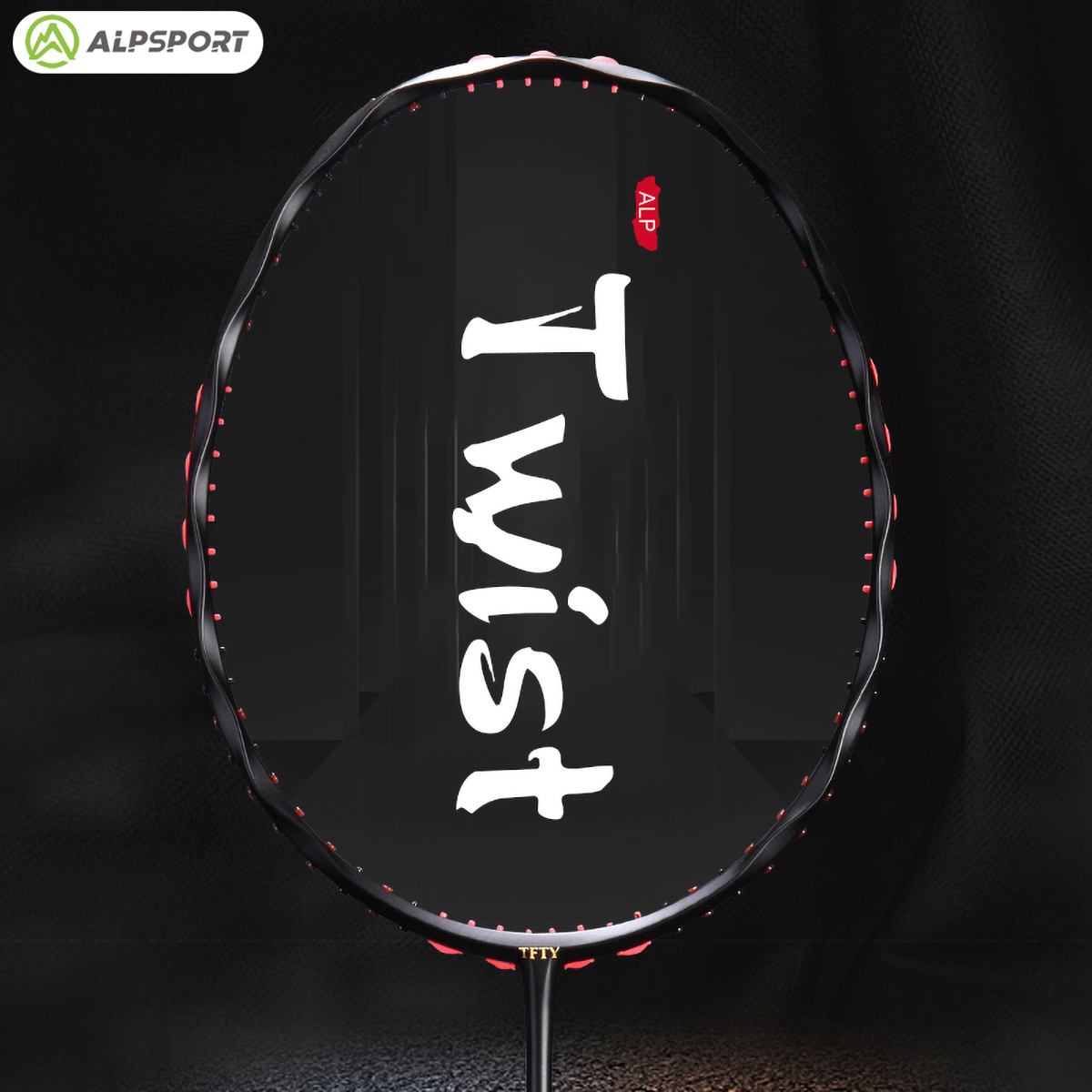 Badminton Racket Carbon - Alpsport MH-V5 5U 75g Wave Legal