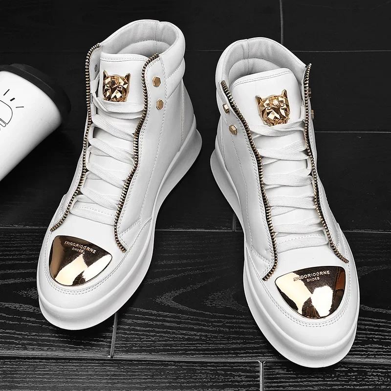 Sports Equipment Brand - Men Sneakers 2025 Fashion Skateboard Leopard