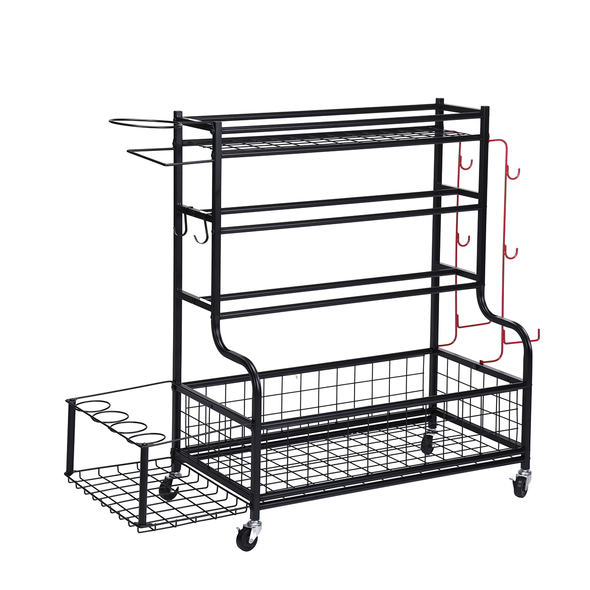 Sports Equipment United - Blacksmith 4 Tier Storage Rack Carbon