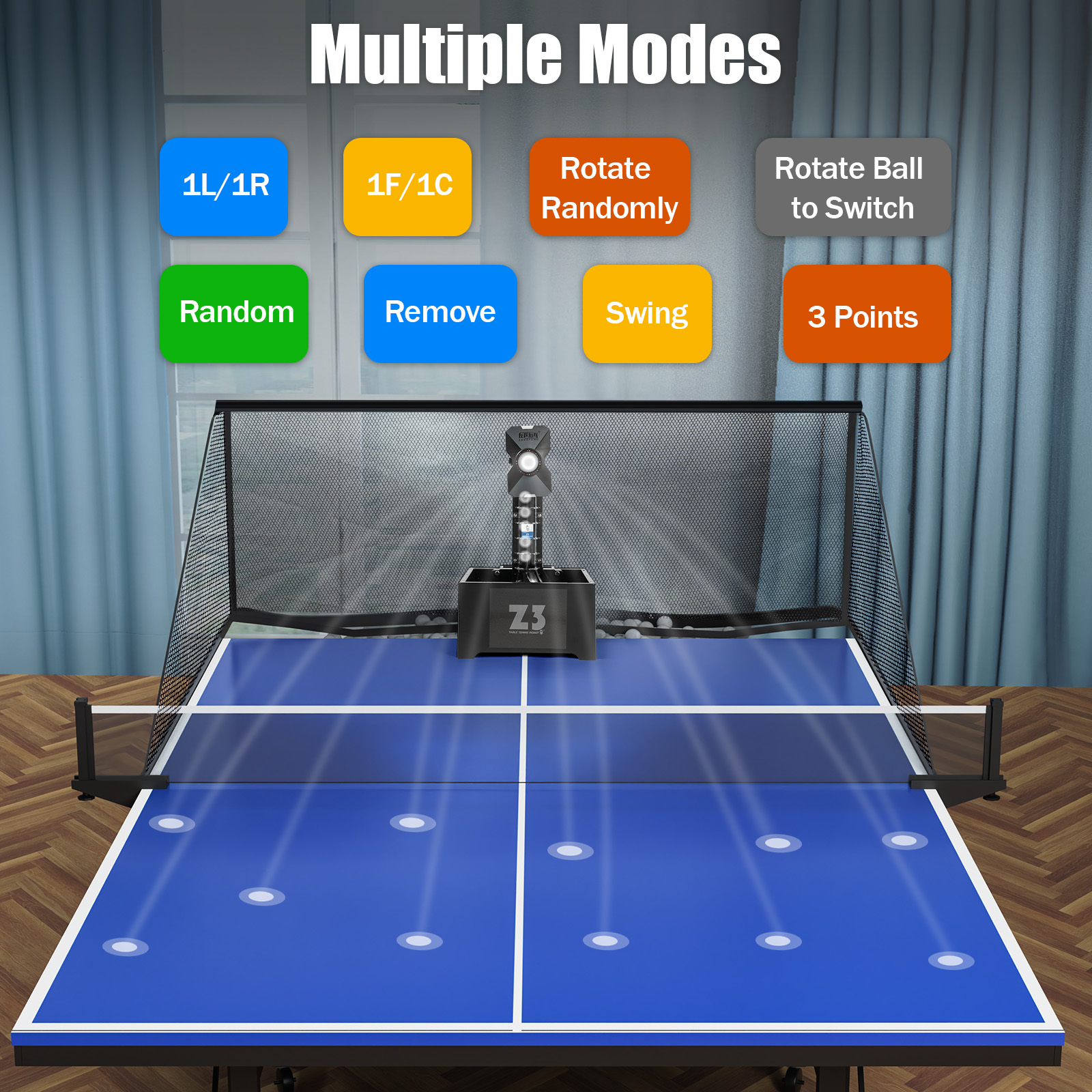 Table Tennis Robot with Net&10 - Ping Pong Ball Set recensie en prijs