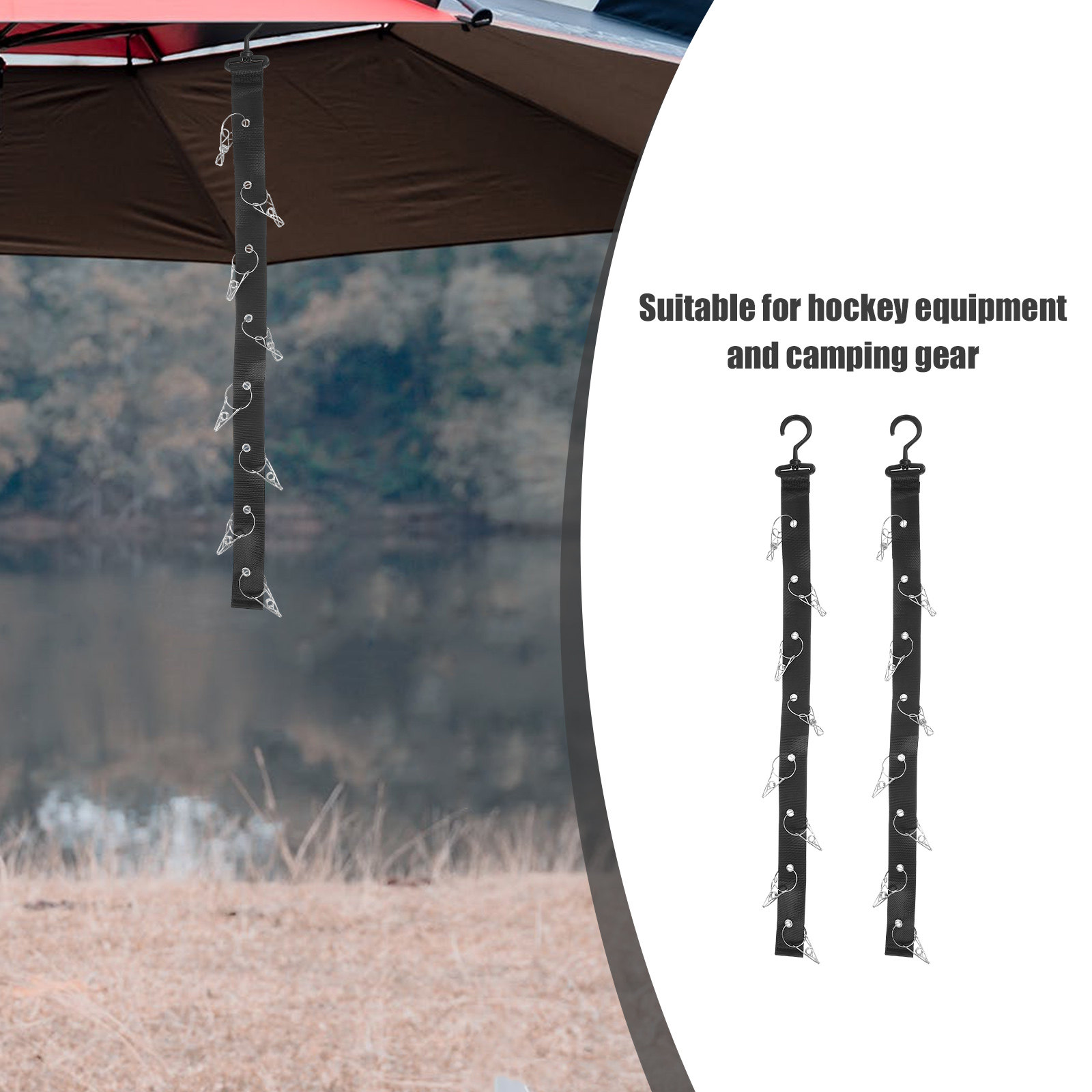 2Pcs Hanging Drying Rack Porta - Sports Equipment Drying Rack recensie en prijs
