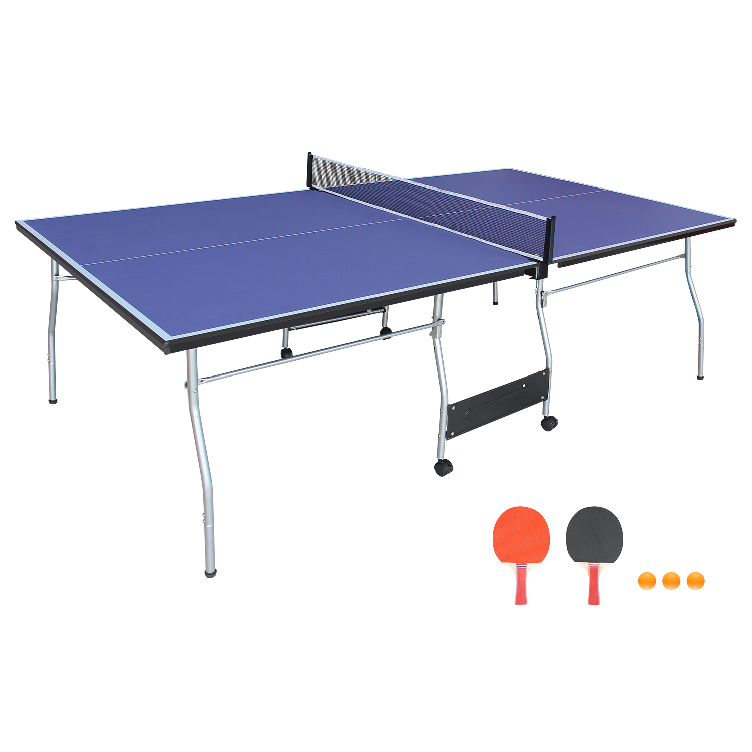 8 x 4.5 ft Blue Foldable Table - Ping Pong Ball Set recensie en prijs