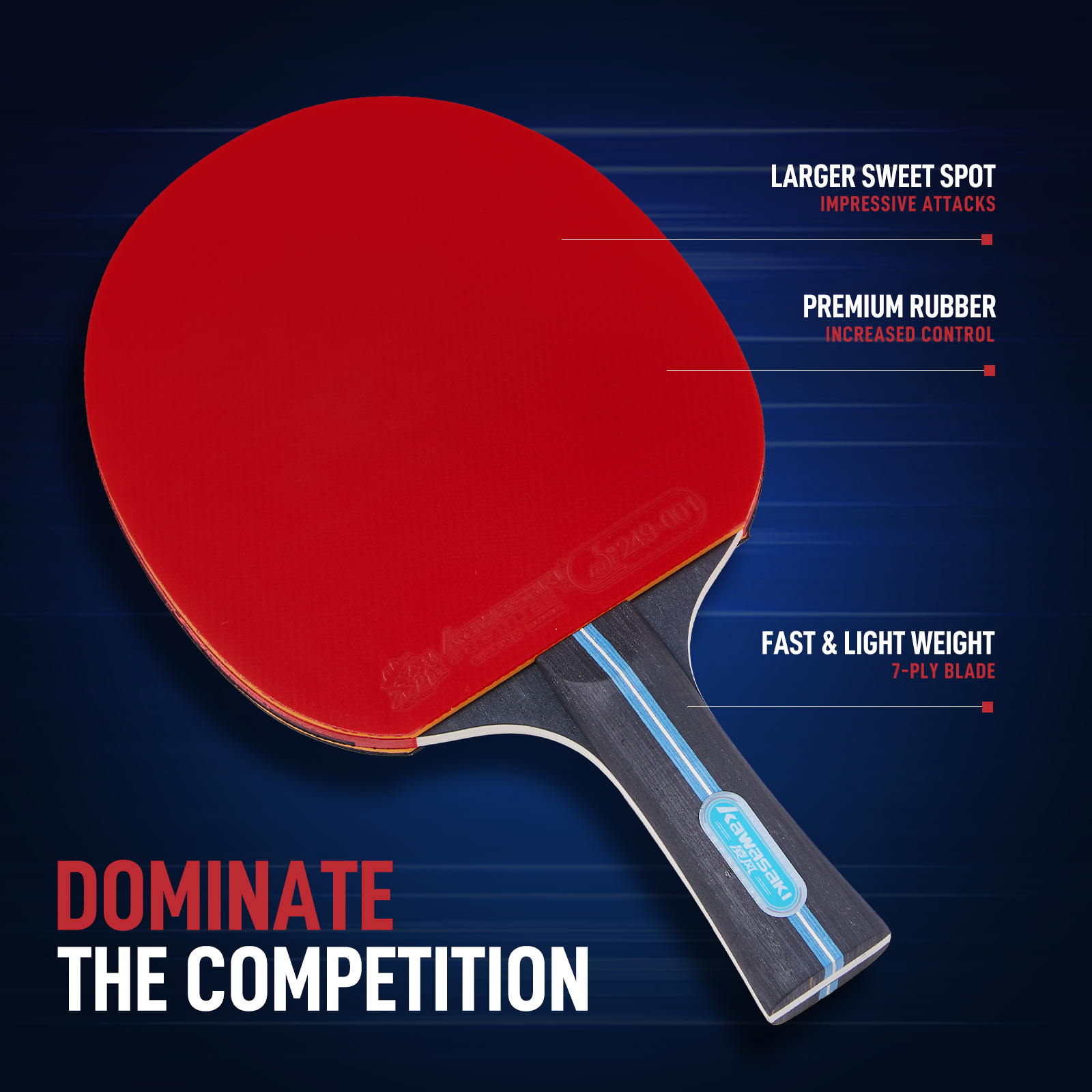 Kawasaki Table Tennis Equipmen - Ping Pong Ball Set recensie en prijs