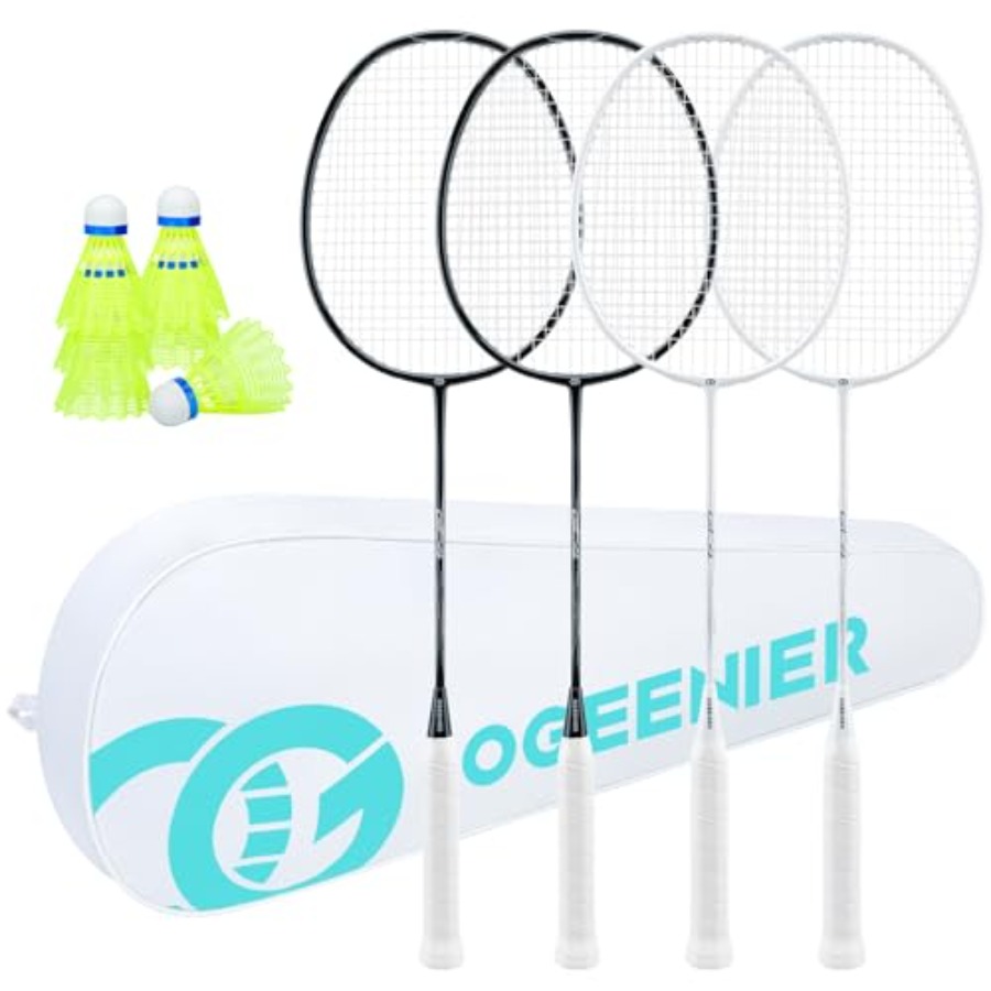 Badminton racket set for recre - Badminton Racket Carbon recensie en prijs