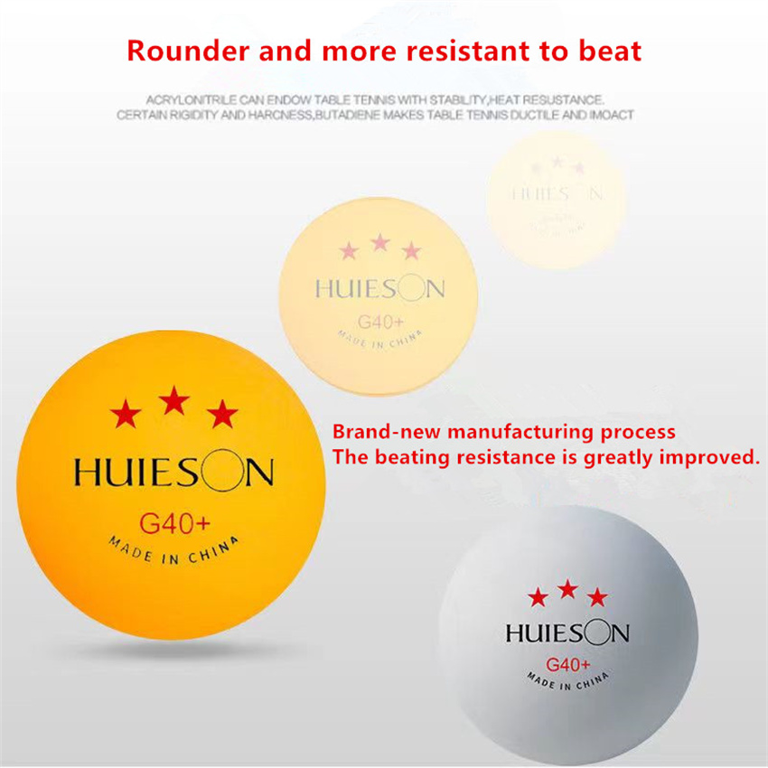 10 PCS/Lot  Huieson New ABS Ta - Ping Pong Ball Set recensie en prijs