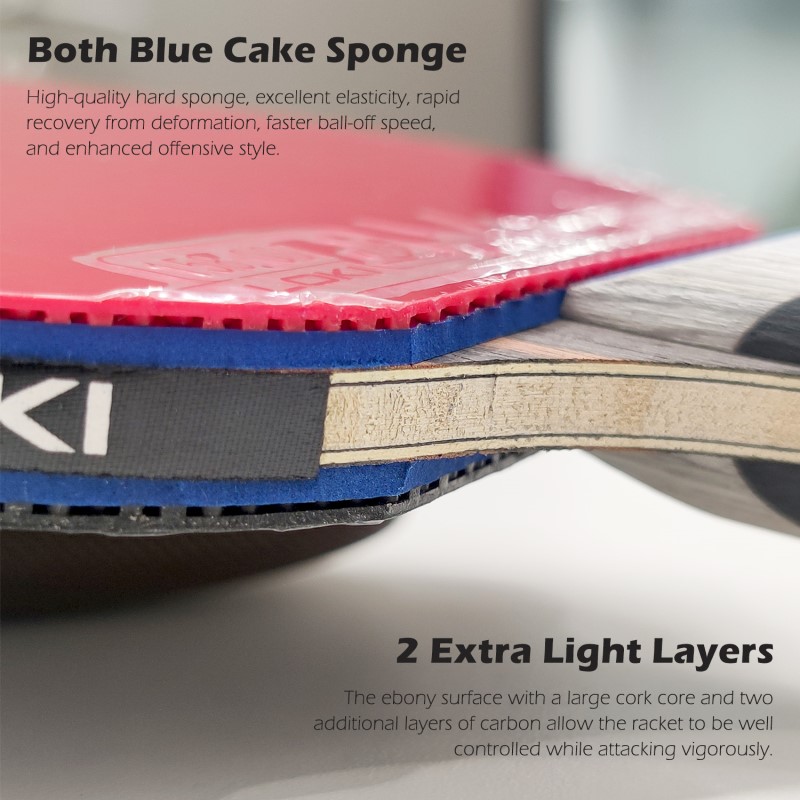 Loki 7 Star Table Tennis Racke - Badminton Racket Carbon recensie en prijs