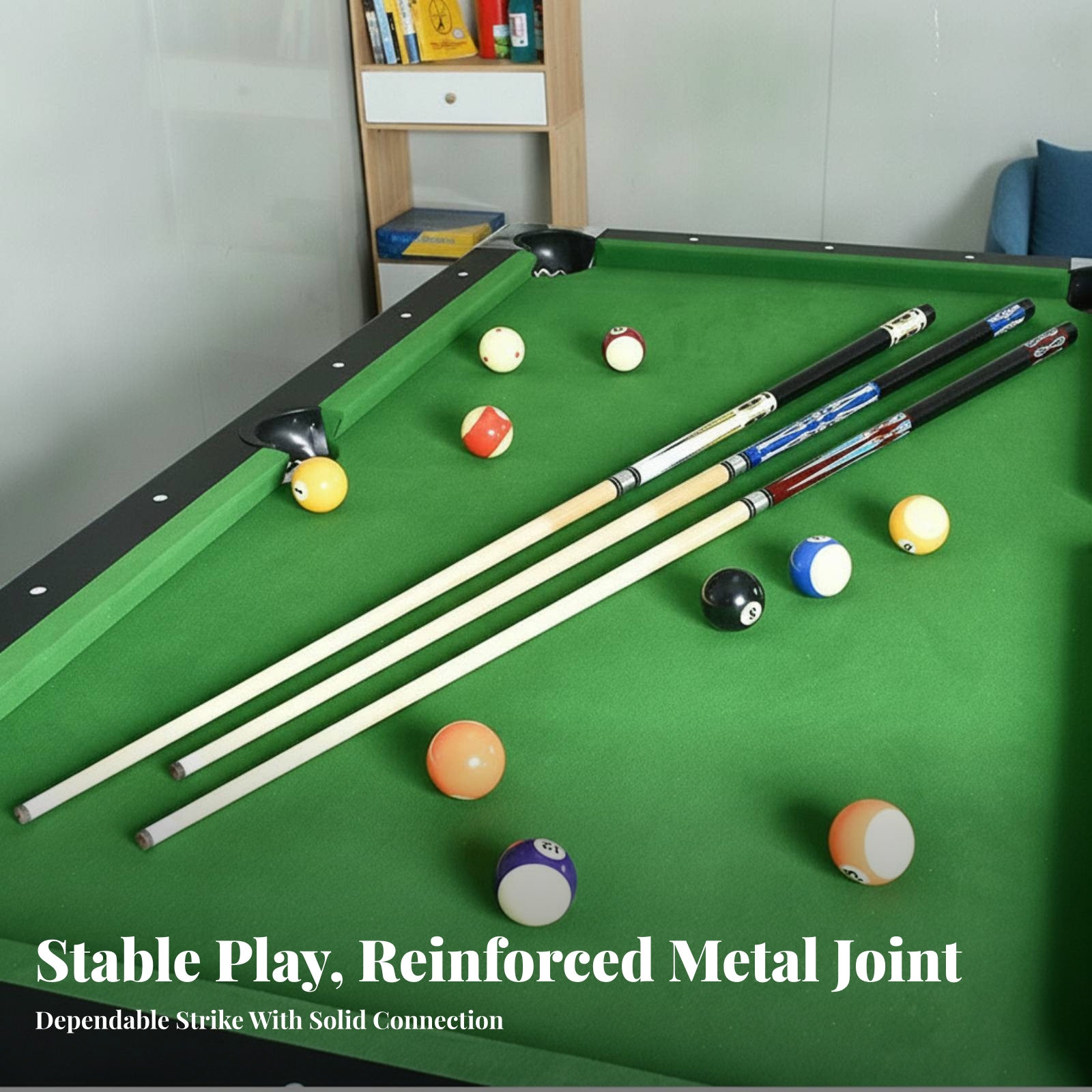 Two-Piece Pool Cue 12.5 Mm Tip - Sports Equipment Game recensie en prijs