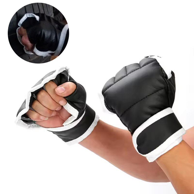 1 Pair of Black Half Finger Bo - Boxing Glove Set recensie en prijs