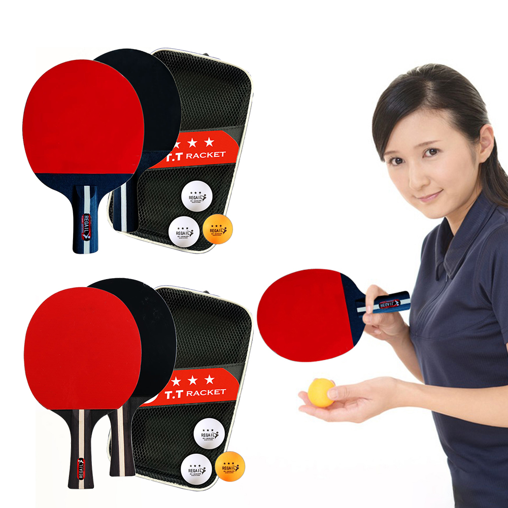 Table Tennis Racket 2 Rackets  - Ping Pong Ball Set recensie en prijs