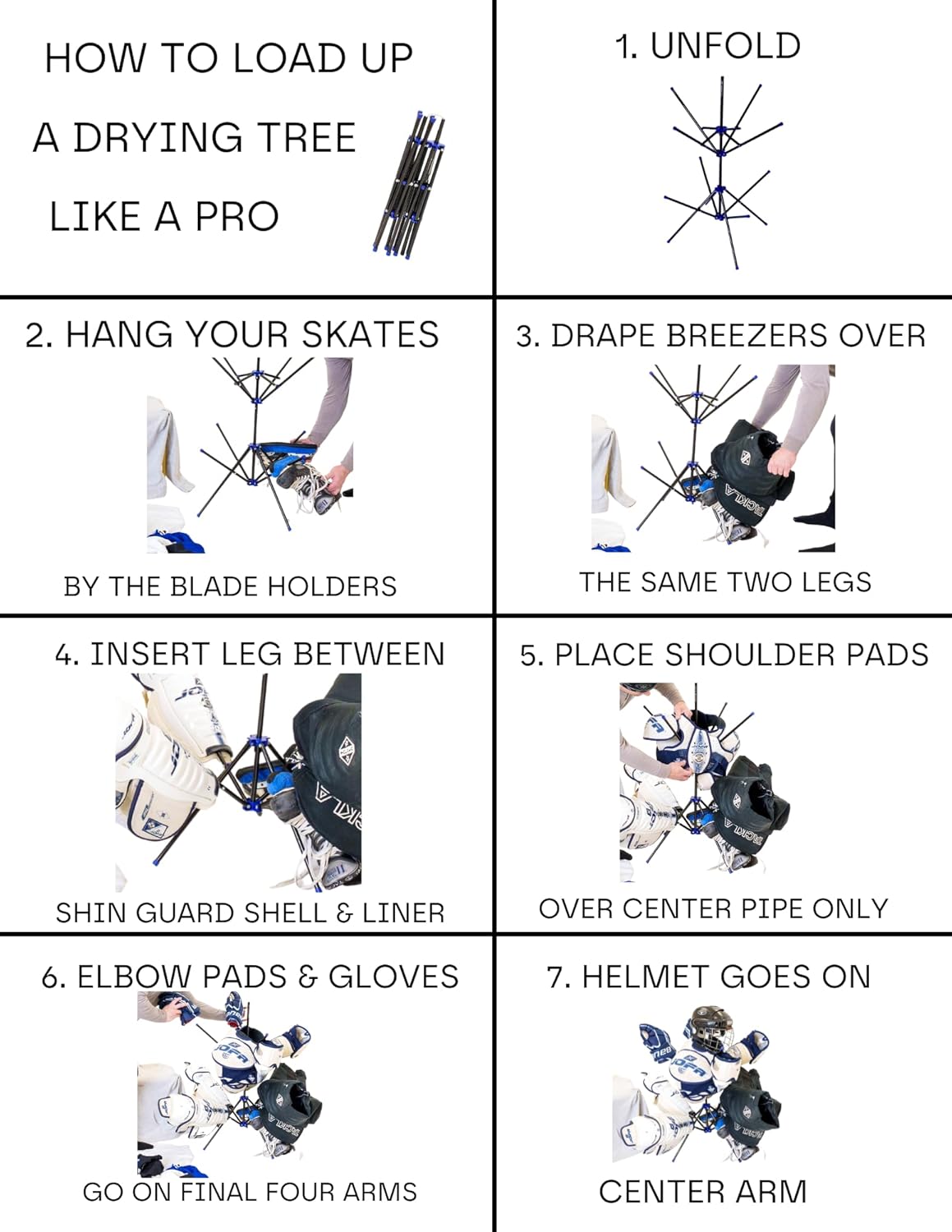 Hockey Gear Drying Rack - Heav - Sports Equipment Drying Rack recensie en prijs