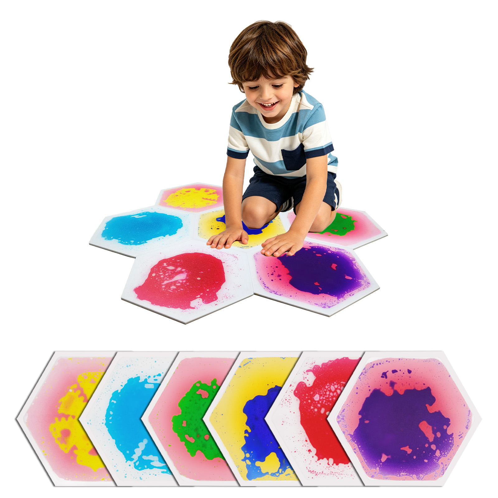 Thickened Hexagon Flowing Liqu - Sports Equipment 3 Year Old recensie en prijs