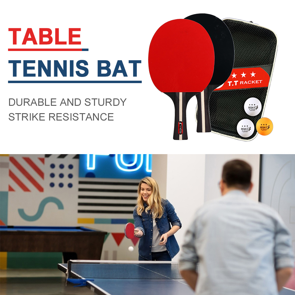 Table Tennis Racket 2 Rackets  - Ping Pong Ball Set recensie en prijs