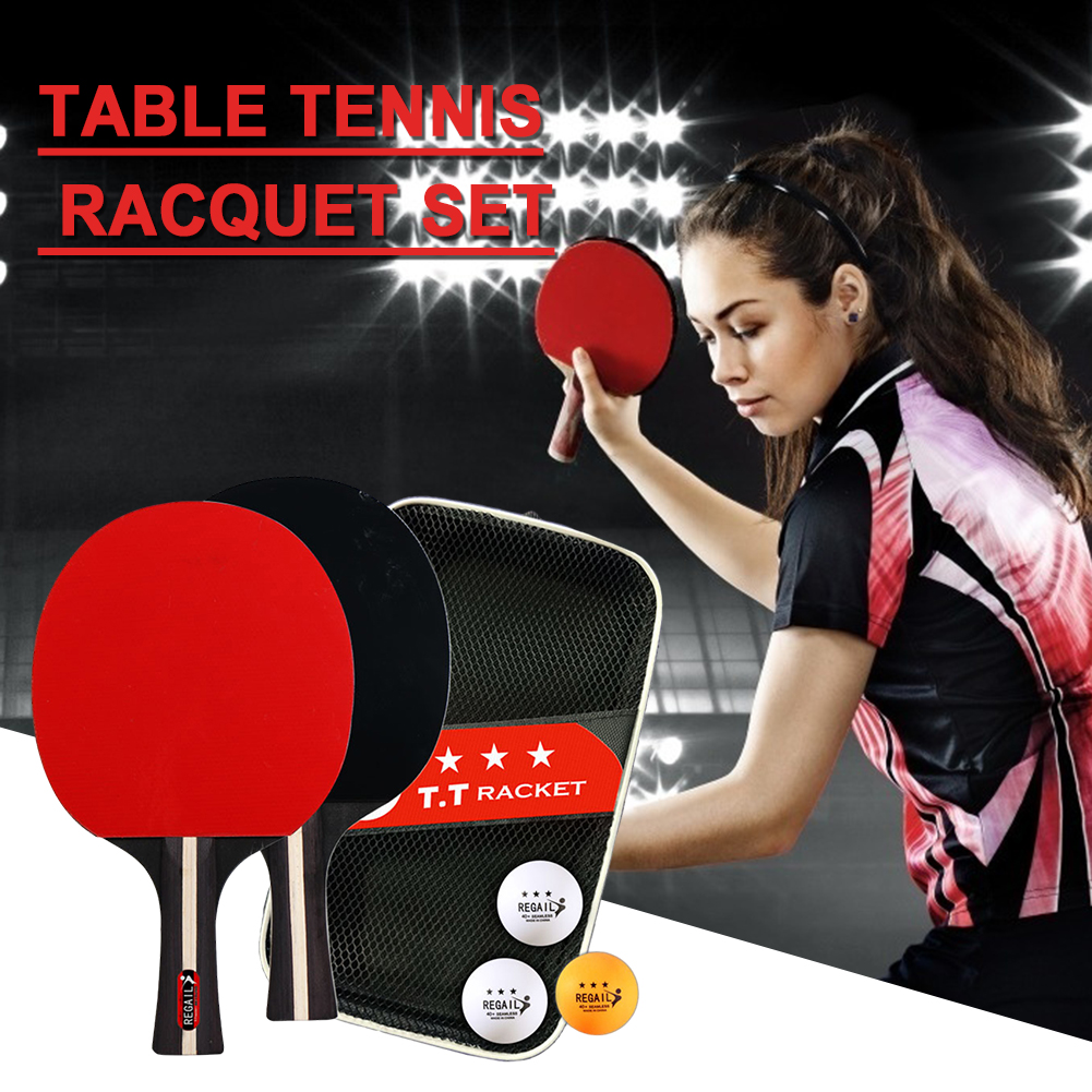 Table Tennis Racket 2 Rackets  - Ping Pong Ball Set recensie en prijs