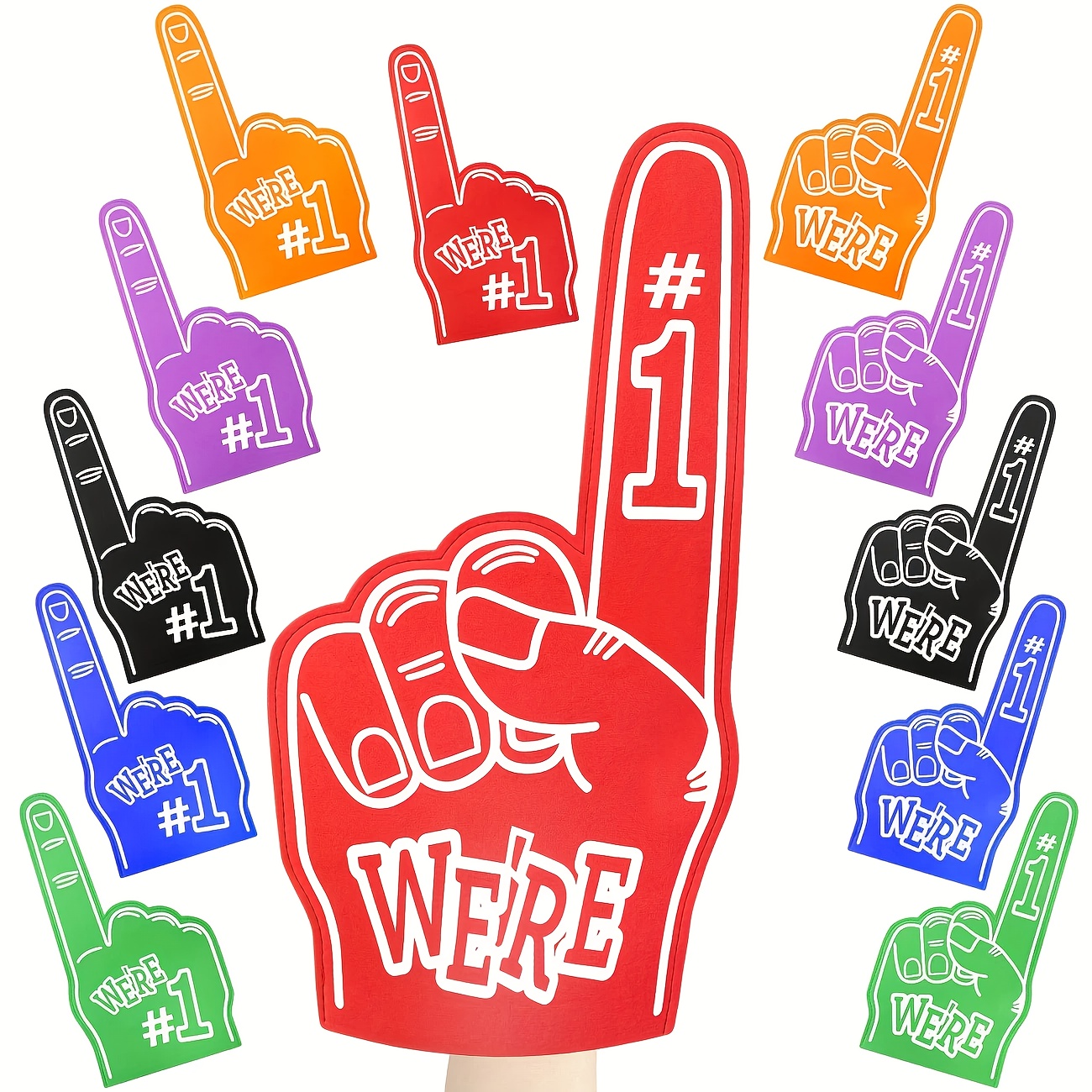 Giant Foam Finger 18 Inch We'r - Sports Equipment Game recensie en prijs