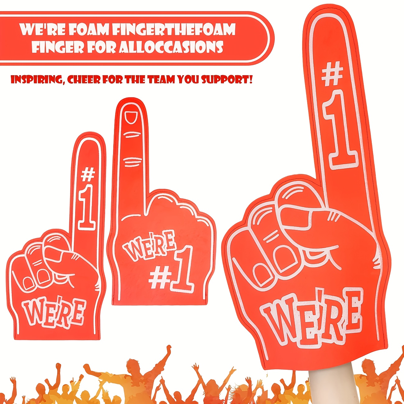 Giant Foam Finger 18 Inch We'r - Sports Equipment Game recensie en prijs