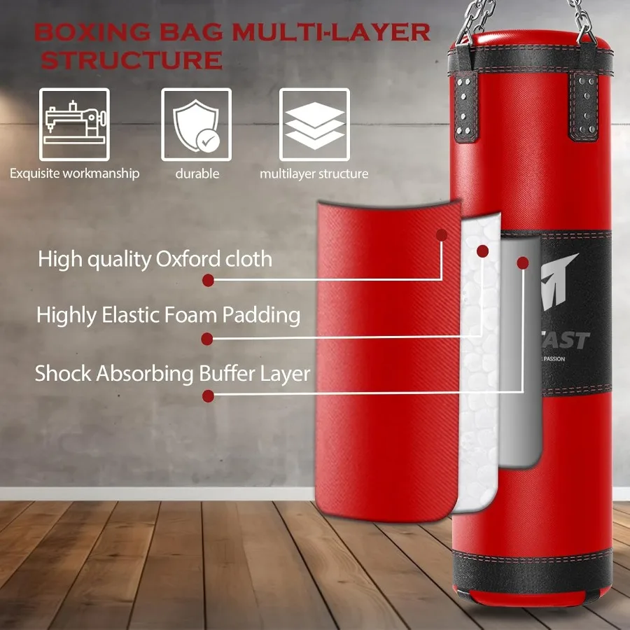 4ft Heavy Punching Bag Set for - Boxing Glove Set recensie en prijs