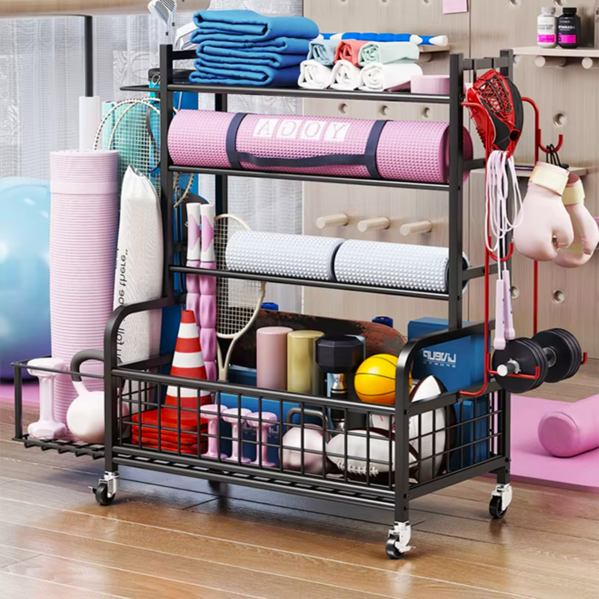 Blacksmith 4 Tier Storage Rack - Sports Equipment United recensie en prijs
