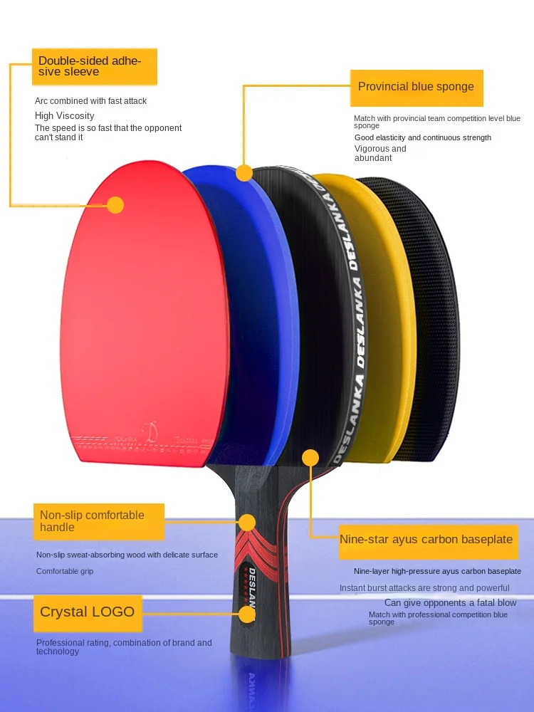 Table Tennis Racket Profession - Badminton Racket Carbon recensie en prijs
