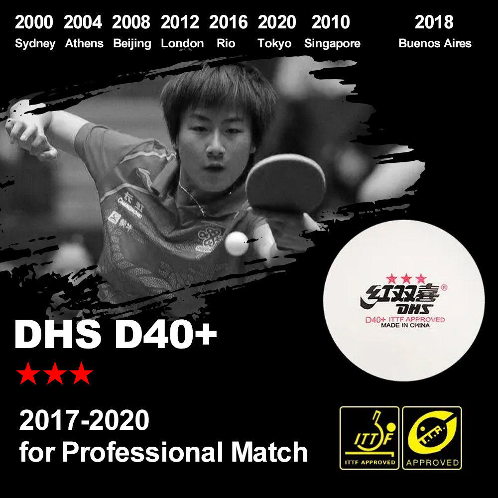 DHS D40+ DJ40+ Ping Pong Balls - Ping Pong Ball Set recensie en prijs