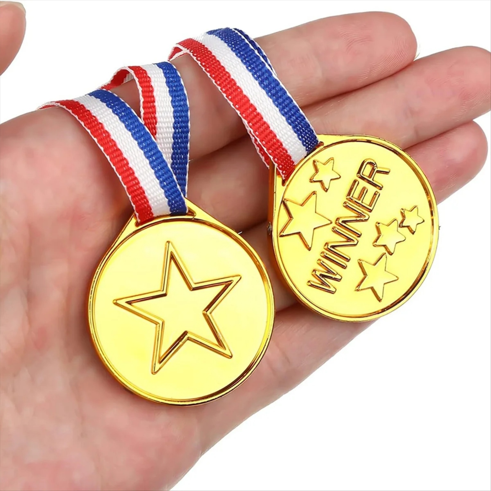 30Pcs Plastic Gold Winners Med - Sports Equipment For Kindergarten recensie en prijs