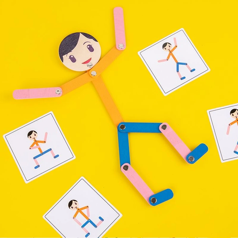 Sport Wooden Man Material DIY  - Sports Equipment For Kindergarten recensie en prijs